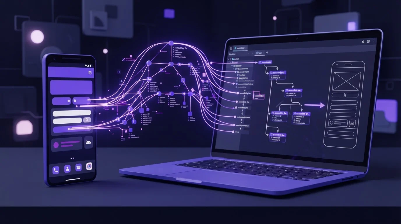why your AI agent needs the Android UI hierarchy, not just screenshots
